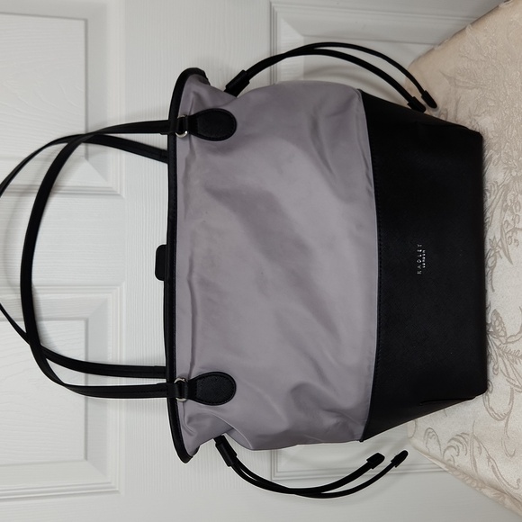 RADLEY LONDON Handbags - Radley London Dane Park medium tote open top nylon gray and black